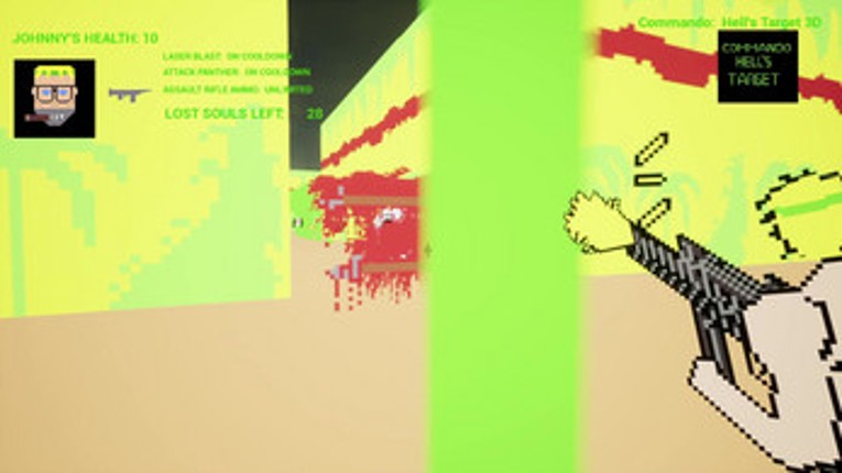 Commando: Hell's Target 3D screenshot