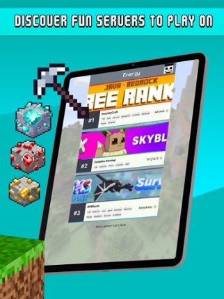 Find Diamonds! Minecraft Ores Image