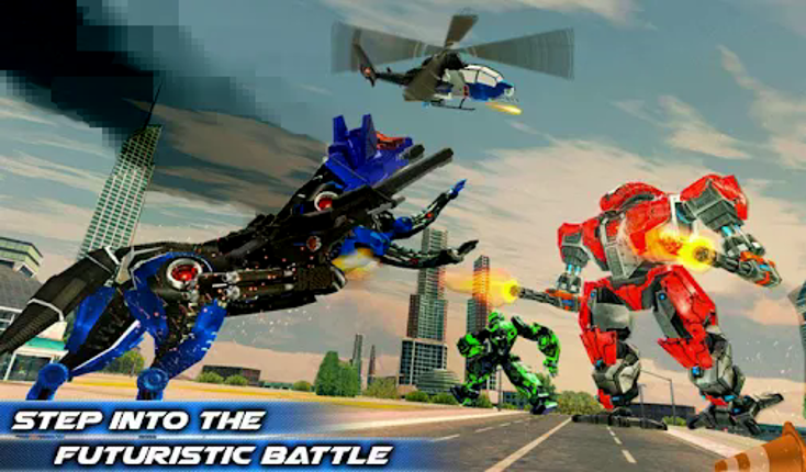 Wolf Robot Police Copter Games Image