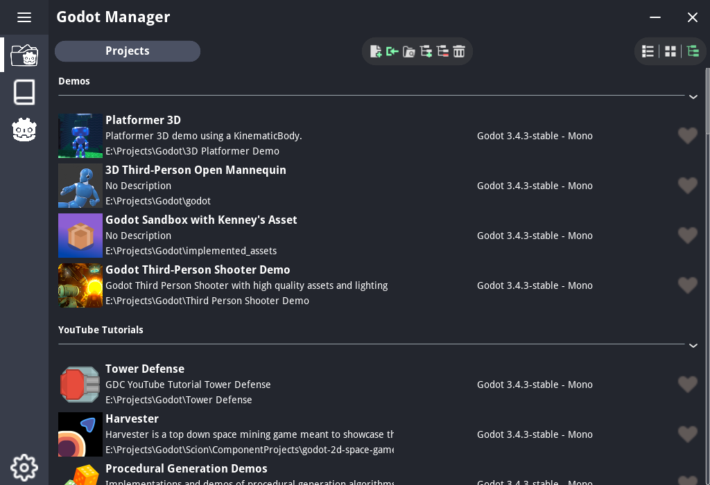 Games like Godot Manager