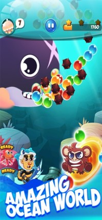 Jelly Bubble Pop! Ocean Recuse screenshot