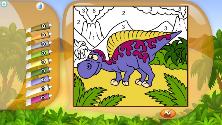 Paint by Numbers - Dinosaurs screenshot