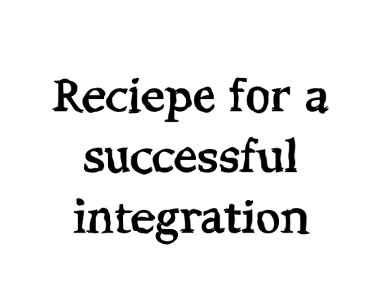 Recipe for a successful integration Game Cover