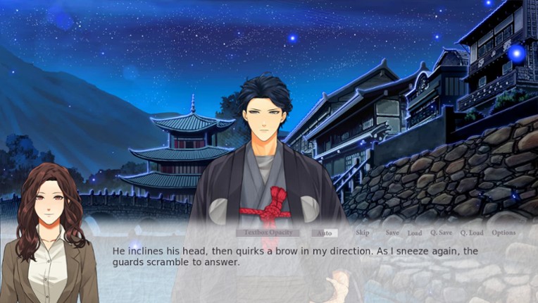 Wishes In Pen: Chrysanthemums in August - Otome Visual Novel screenshot