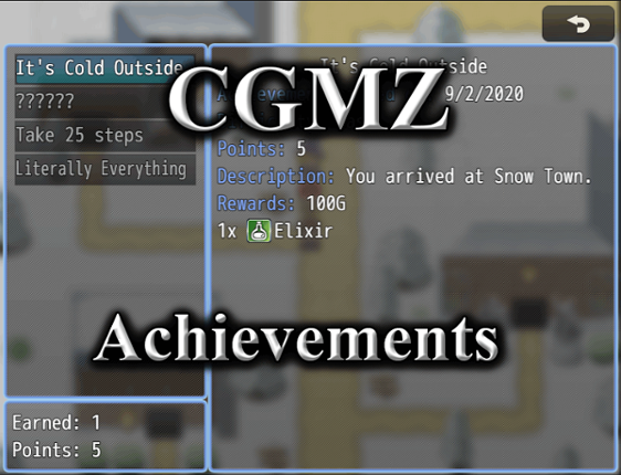[CGMZ] Achievements for RPG Maker MZ Image