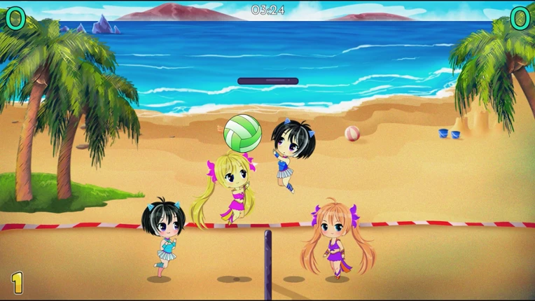Chibi Volleyball screenshot