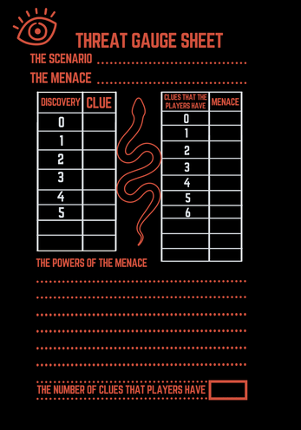 Clues and Threats - Optional rules for Managing threat and investigation (F.I.S.T.) screenshot