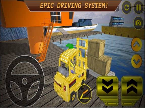 Drive Forklift Transport Driver Sim 3D screenshot