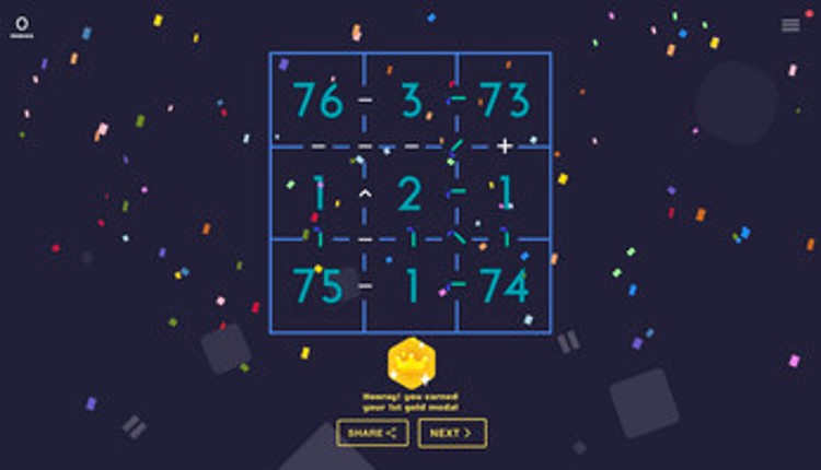Equate 8: A Math Puzzle Game Image
