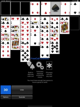 FreeCell & Eight Off screenshot
