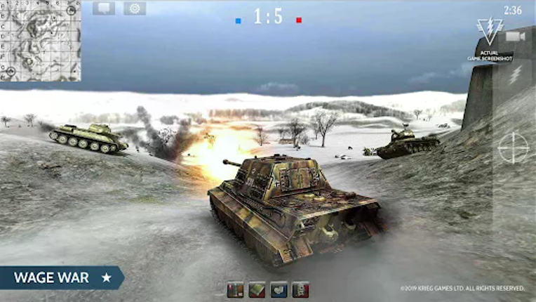 Armored Aces - Tank War screenshot