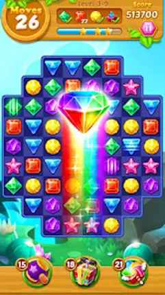 Jewels Track - Match 3 Puzzle screenshot