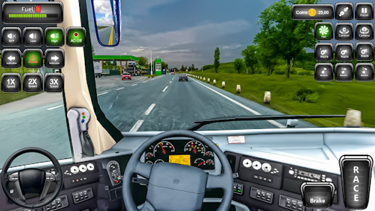 US Passenger Bus Coach Driver Image