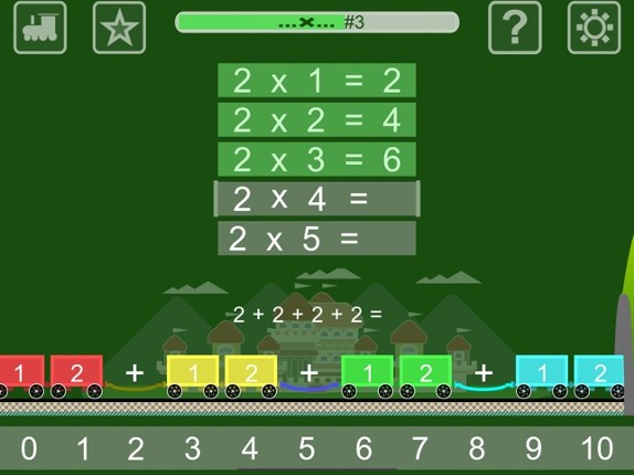 Math Learning Train Image