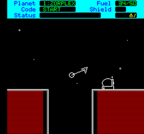 O-Thrust (Oric) screenshot