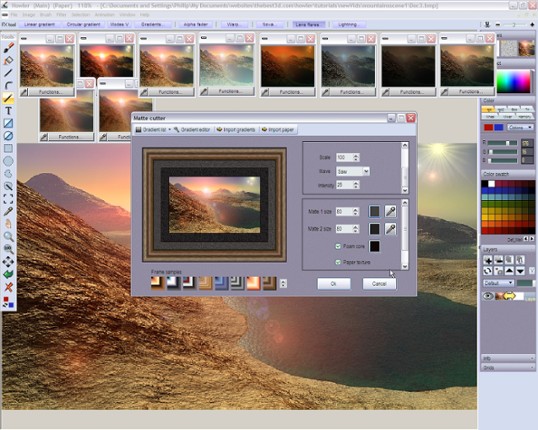 PD Howler 9.6 Digital Painter and Visual FX box screenshot