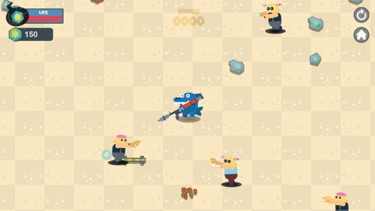 Pet Hero vs Zombie screenshot