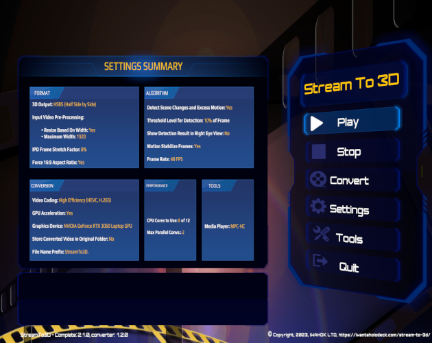 Games like Stream to 3D - Release 2