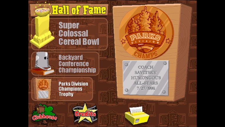 Backyard Football '99 screenshot