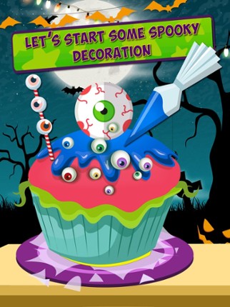 Cupcake Maker Halloween TOP Cooking game for kids screenshot