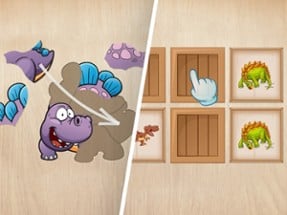 Dino puzzle games Kids puzzles Image