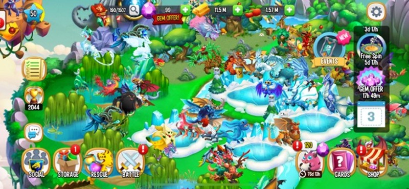Dragon City: Battle Adventure! screenshot