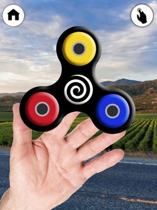 Fidget hand spinner simulator – 3d wheel toy game screenshot