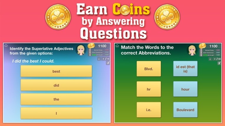 First Grade Grammar by ClassK12 - A fun way to learn English Language Arts [Lite] screenshot