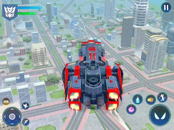 Flying Robot Car Transform Image