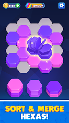 Hexa Stack screenshot