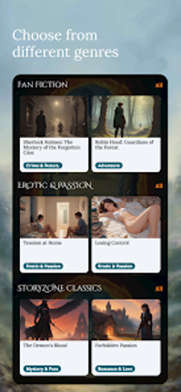 StoryZone: AI Story App & RPG screenshot