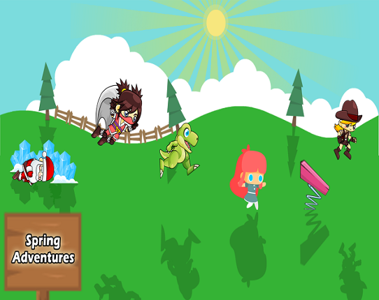 Spring Adventures | 2D jump game for Android ! Image