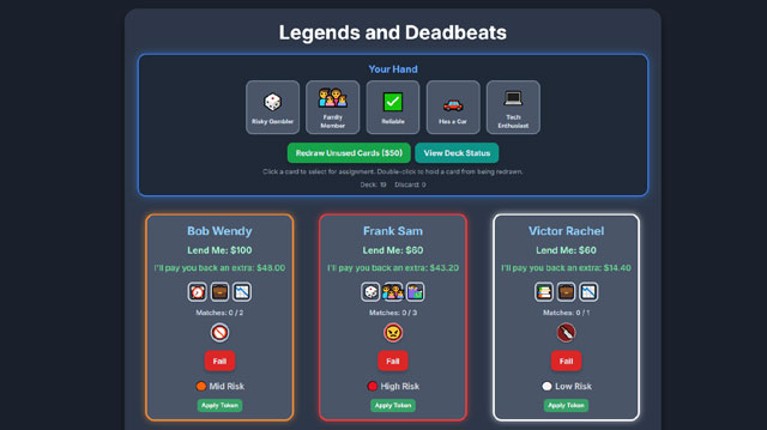 Legends and Deadbeats Image