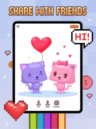 Love Pixel - Color by Number screenshot