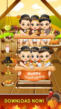 Mommy's Newborn Babies Salon- My Holiday New Baby Make-Up & Little Girl Makeover Games for Kids Image