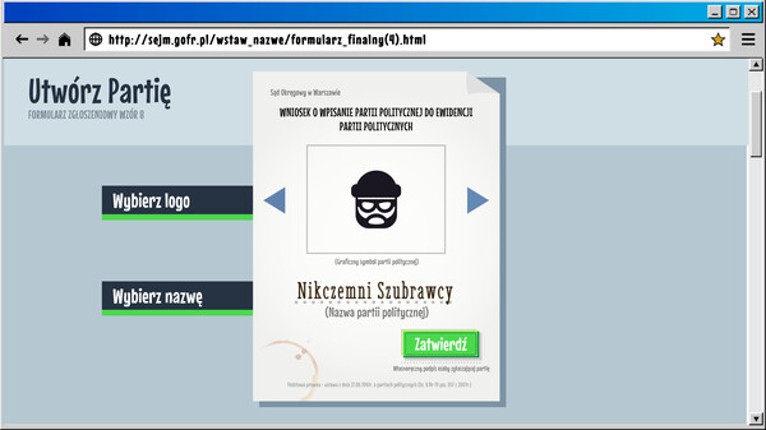 Sejm The Game screenshot
