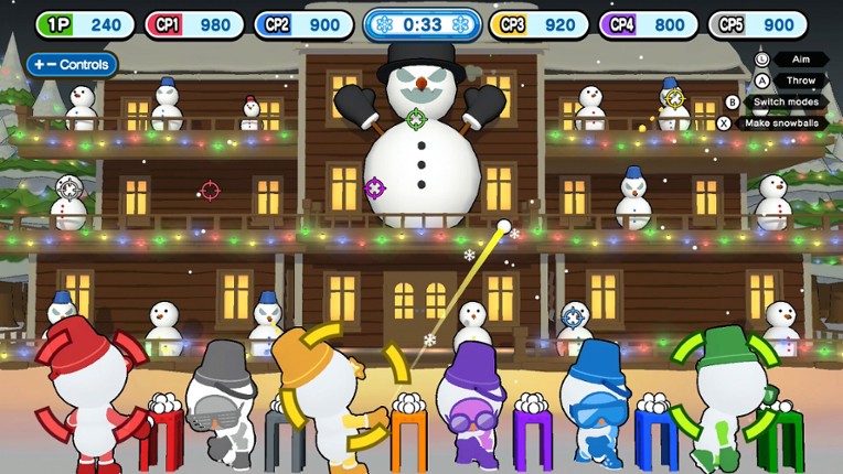 Slide! Throw! Snow Party screenshot