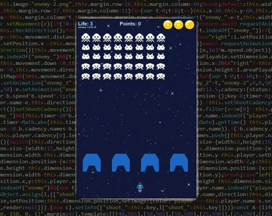 Space Invaders Game Cover