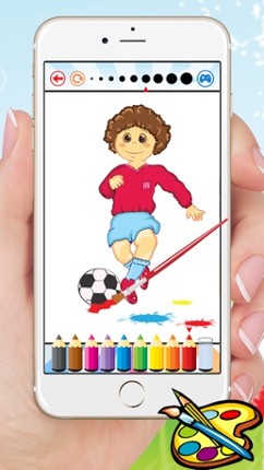Sport Cartoon Coloring Book - Drawing for kids free games Image