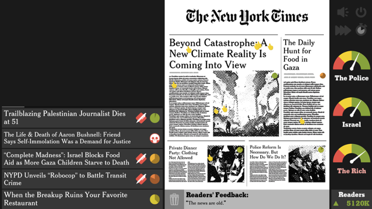 The New York Times Simulator Image
