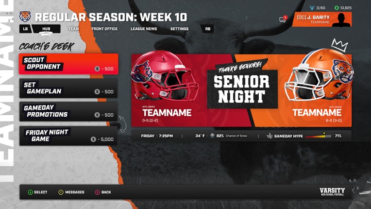 Varsity High School Football screenshot