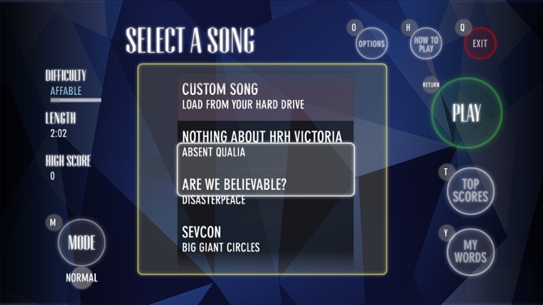 Alphabeats: Master Edition screenshot