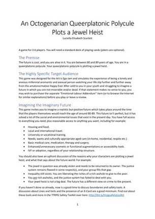 An Octogenarian Queerplatonic Polycule Plots a Jewel Heist screenshot