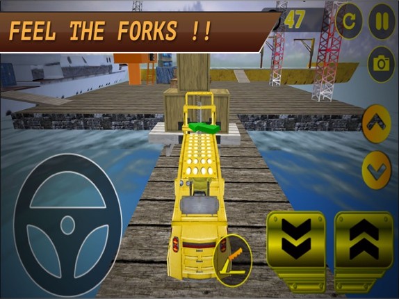 Drive Forklift Transport Driver Sim 3D screenshot