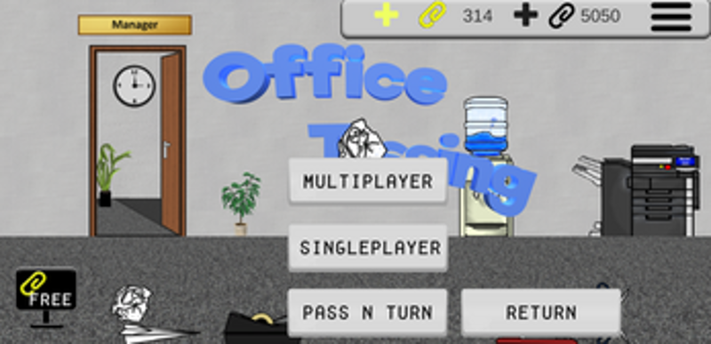 Office Tossing Image