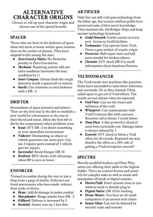 Into the Void - A Death in Space Supplement Collection Image