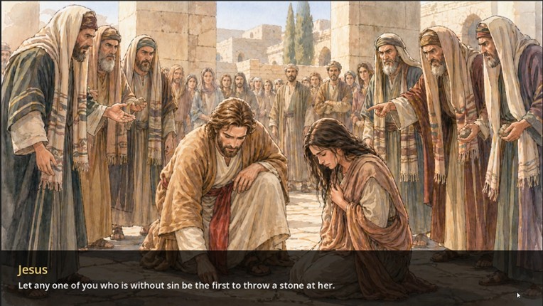 Jesus Christ: A Gospel Visual Novel screenshot