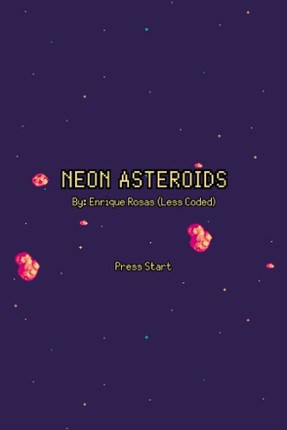 Neon Asteroids Image