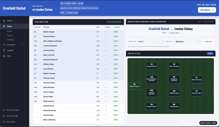 Non-League Football Manager Image