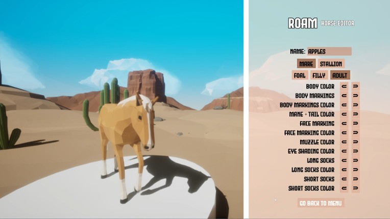 ROAM: Wild Horse Simulator screenshot